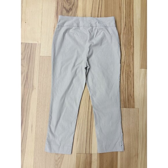 Chicos So Slimming Crop Khaki Tan Pull-On Pants Size 0 4 S - Picture 3 of 4